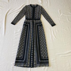 VTG 70’s Floral Cottagecore Style Maxi Dress